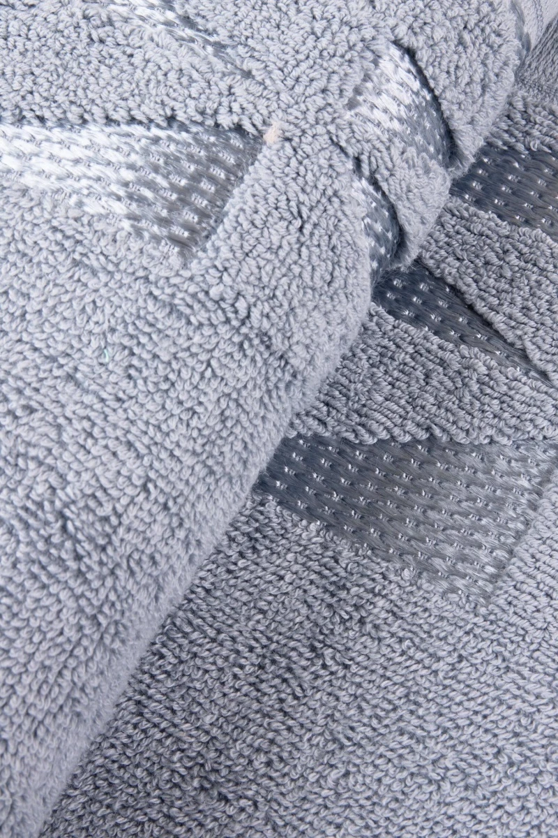 Полотенце махровое Созвездие (5071) - серо-голубой