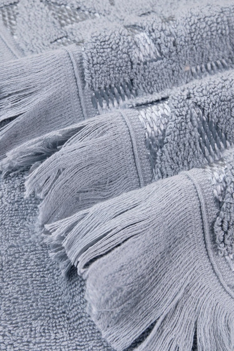 Полотенце махровое Созвездие (5071) - серо-голубой