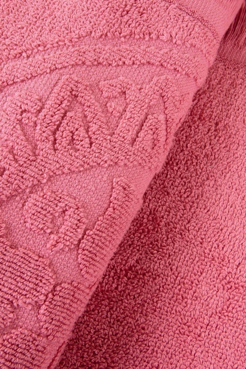 Полотенце махровое Узелочки (5121) - коралловый