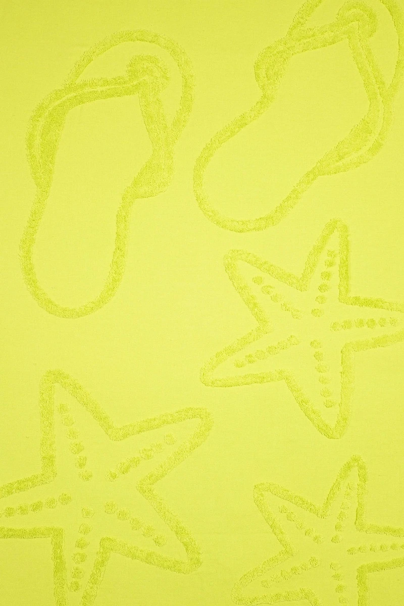 Полотенце махровое Safia Морская звезда (9112) - лимонный