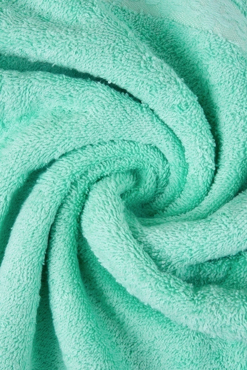 Полотенце махровое Криста - серо-зеленый