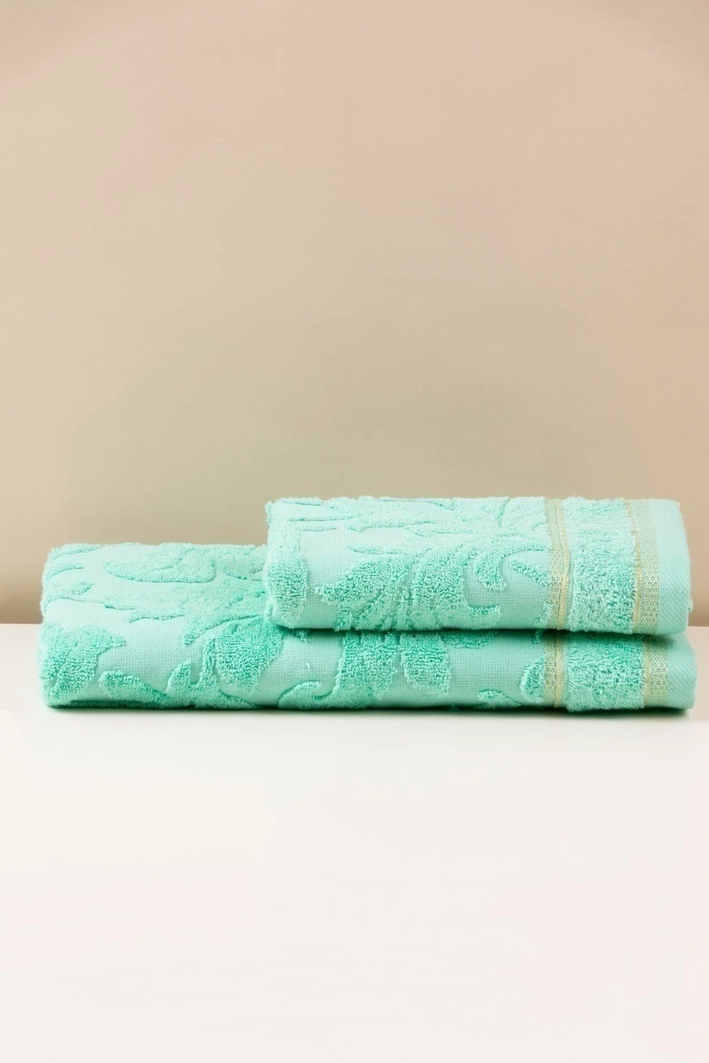 Полотенце махровое Safia Римини (5053) - зеленый