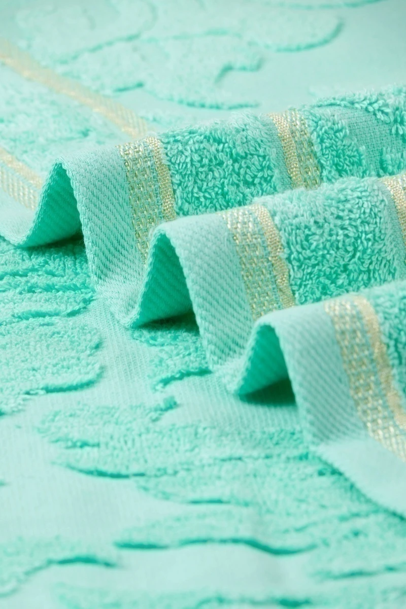 Полотенце махровое Safia Римини (5053) - зеленый