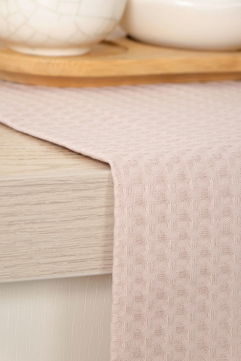 Полотенце вафельное 45/60 штучно 007 Кофе с молоком (однотон) (240 гр)