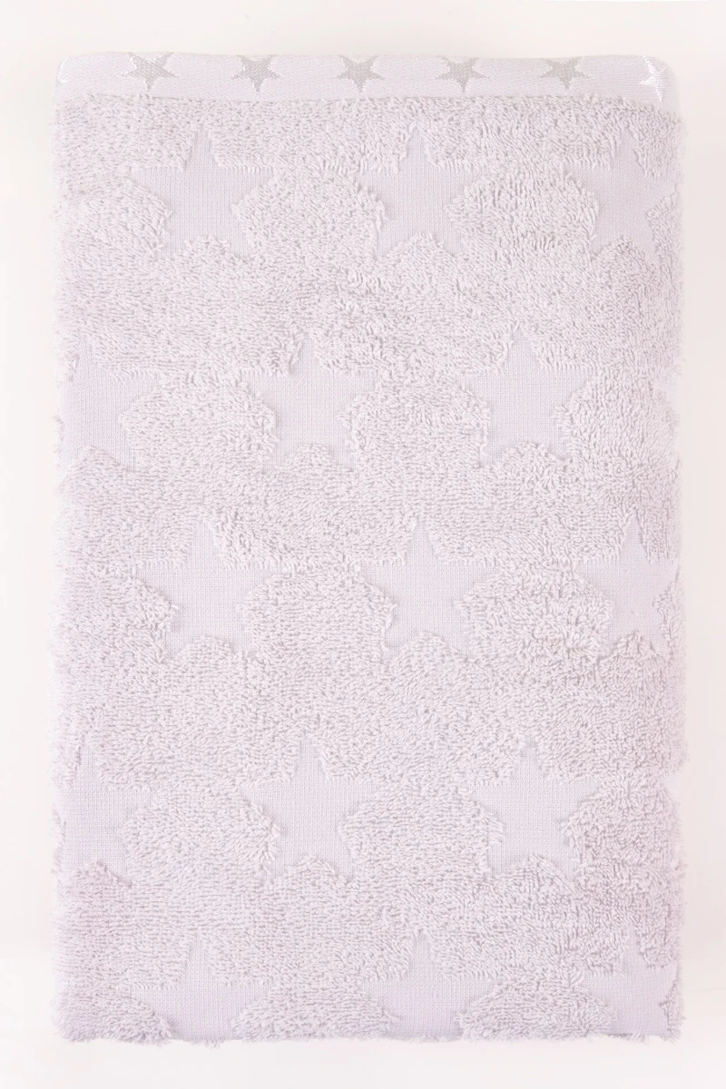 Полотенце махровое Safia STAR (5249) - светло-серый