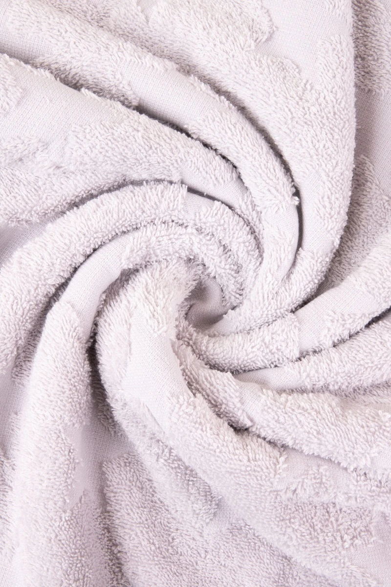 Полотенце махровое Safia STAR (5249) - светло-серый