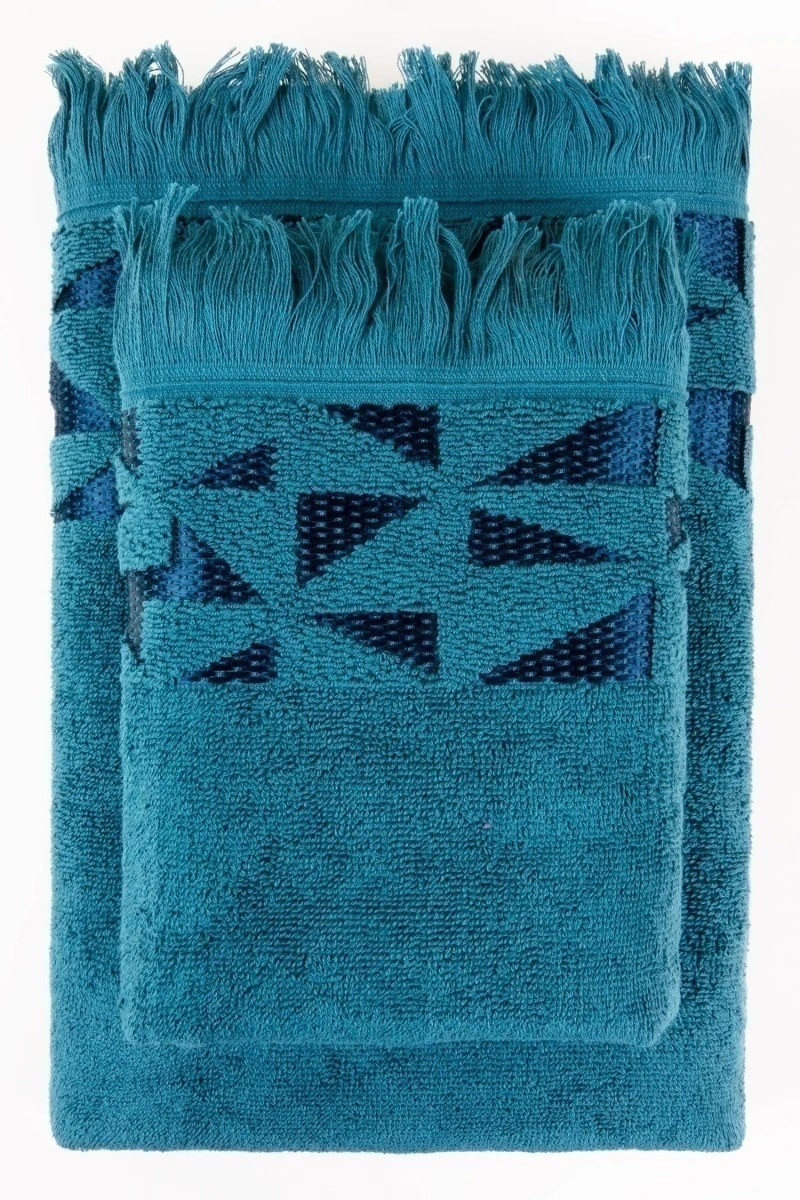 Полотенце махровое Созвездие (5071) - тёмно-зелёный