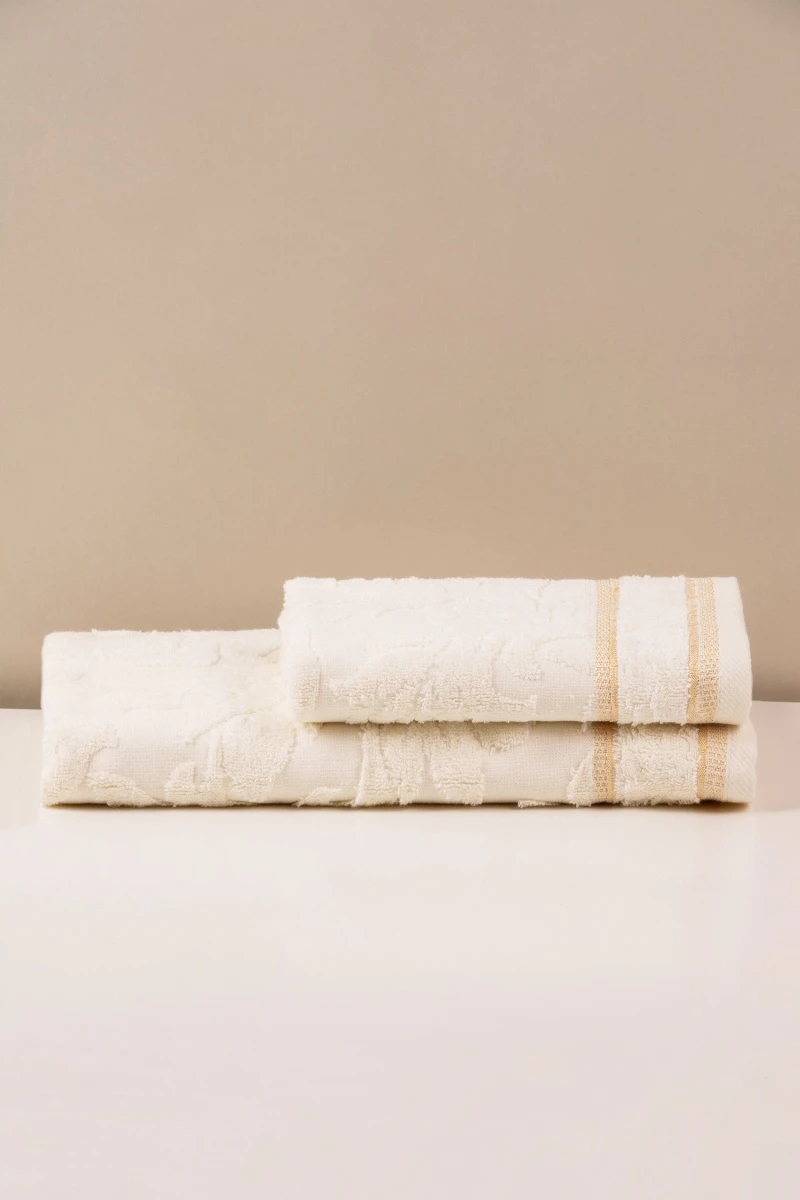 Полотенце махровое Safia Римини (5053) - кремовый