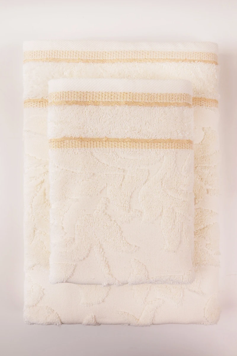 Полотенце махровое Safia Римини (5053) - кремовый