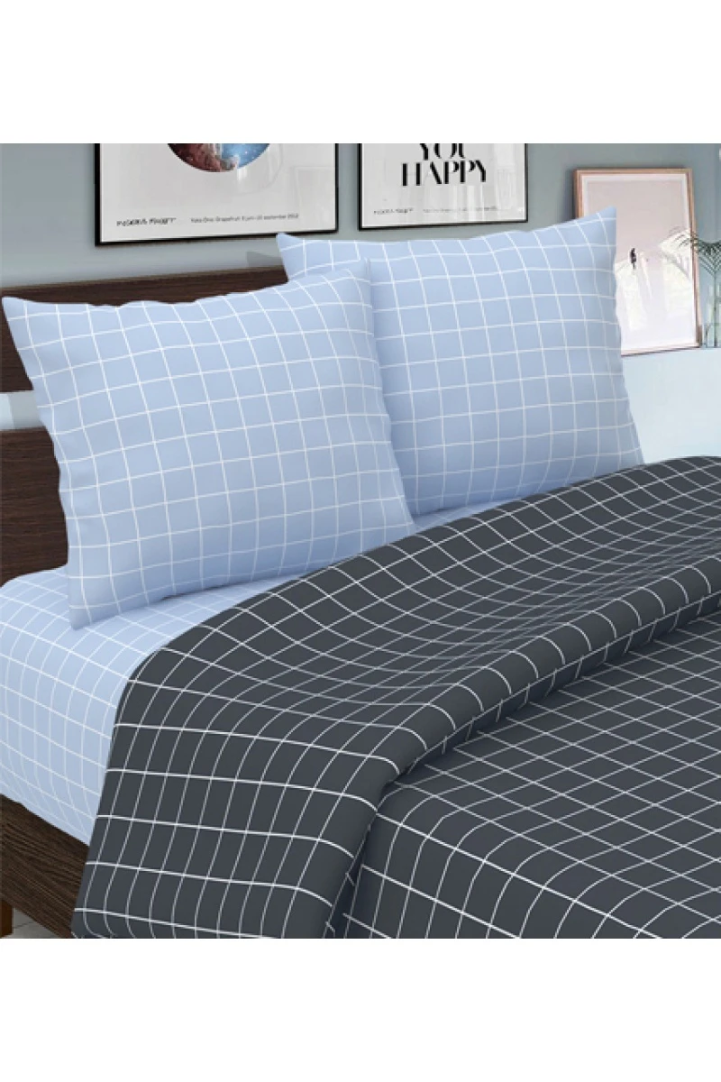 Ткань бязь 122г/м2, 220см "Мажор" серый  арт. 874-1+875-1 тип 2