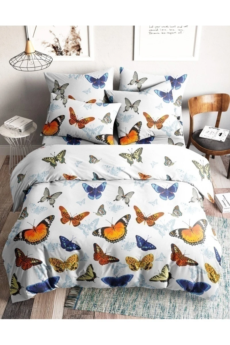 Ткань бязь 125г/м Кр. Талка, 220см "Бабочки" арт. 70248-1