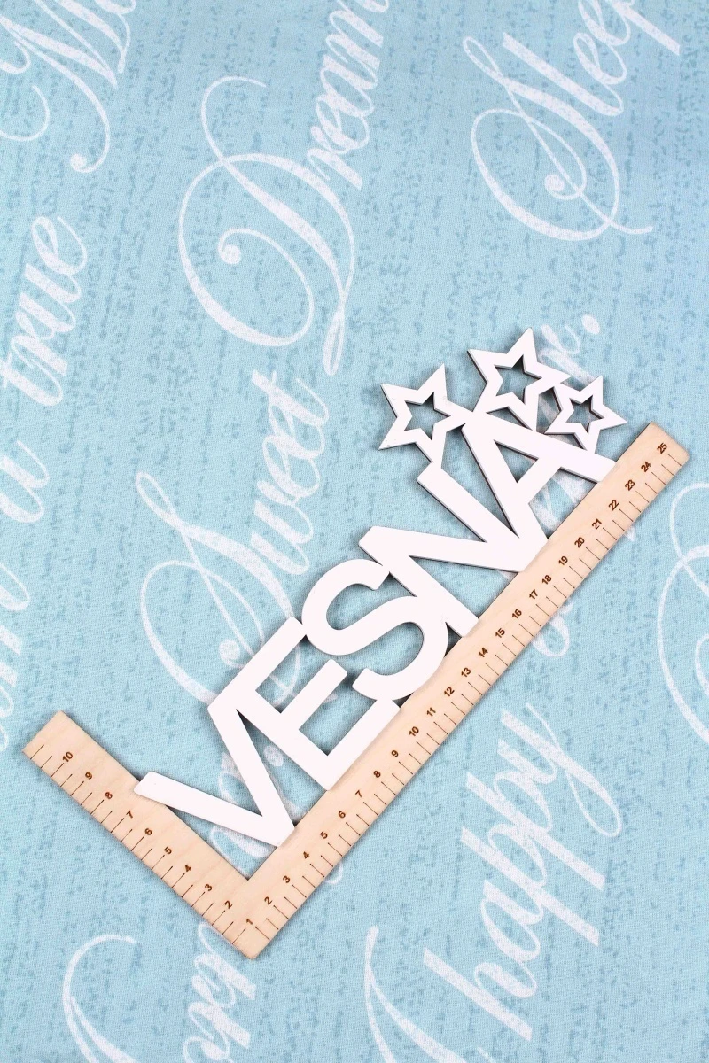 Ткань поплин 115г/м2, 220см "Письмо" арт. 12070/1 тип 2