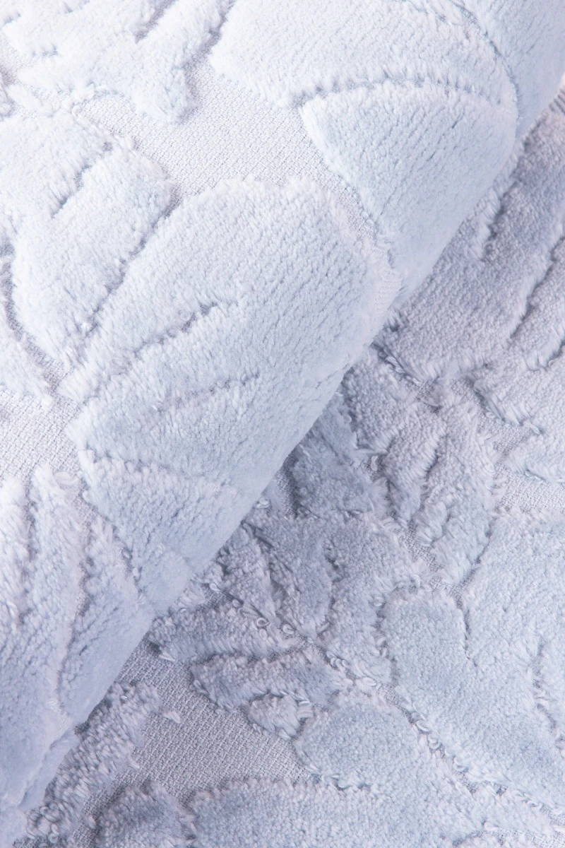 Полотенце махровое Экзотик (5062) - голубое