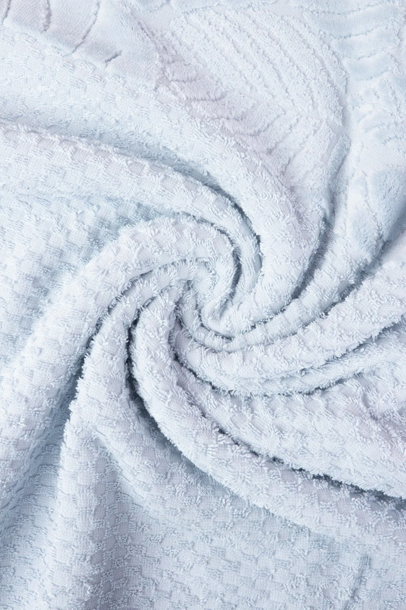 Полотенце махровое Экзотик (5062) - голубое