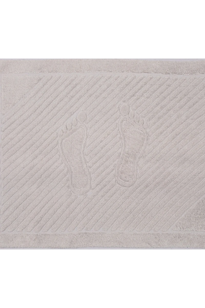 Коврик махровый Туркменистан 700 гр/м2 - серый (lilac marble) (50х70)