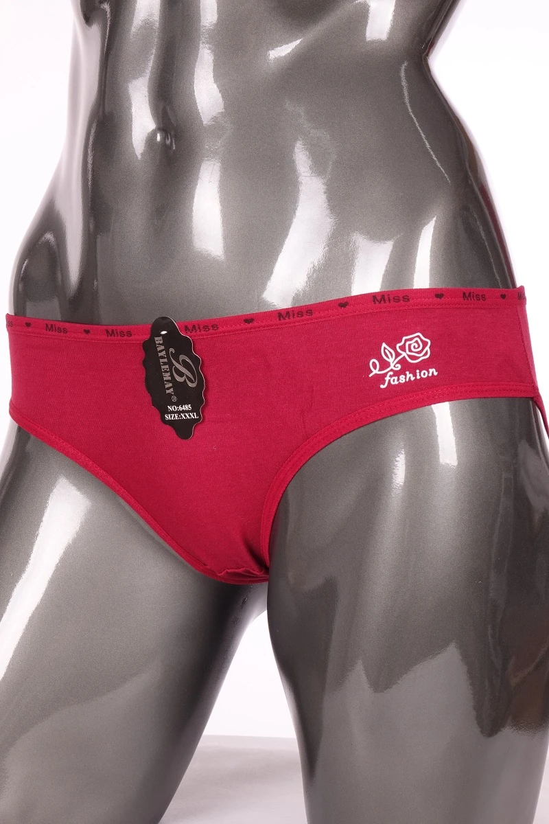 Трусы женские "Baylemay" 6485 - бордовый