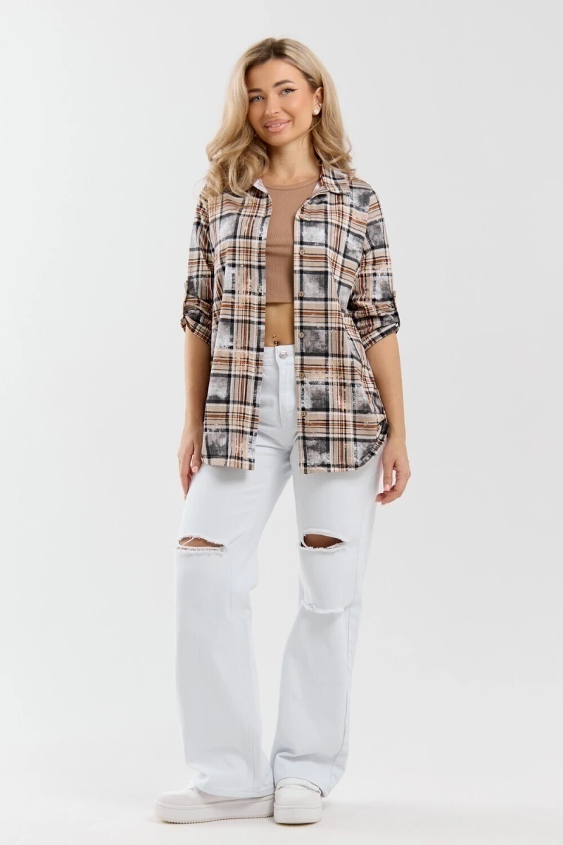 (ВНЛ) Рубашка 36989 (оранжевый)