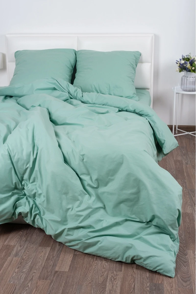 (ВНЛ) Пододеяльник "МИЛАН" поплин "Фисташка" (г/к)