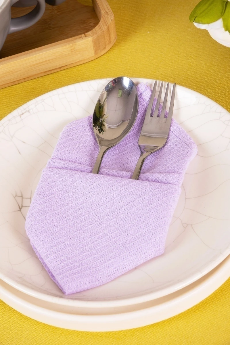 Салфетка вафельная 026 Фиалка