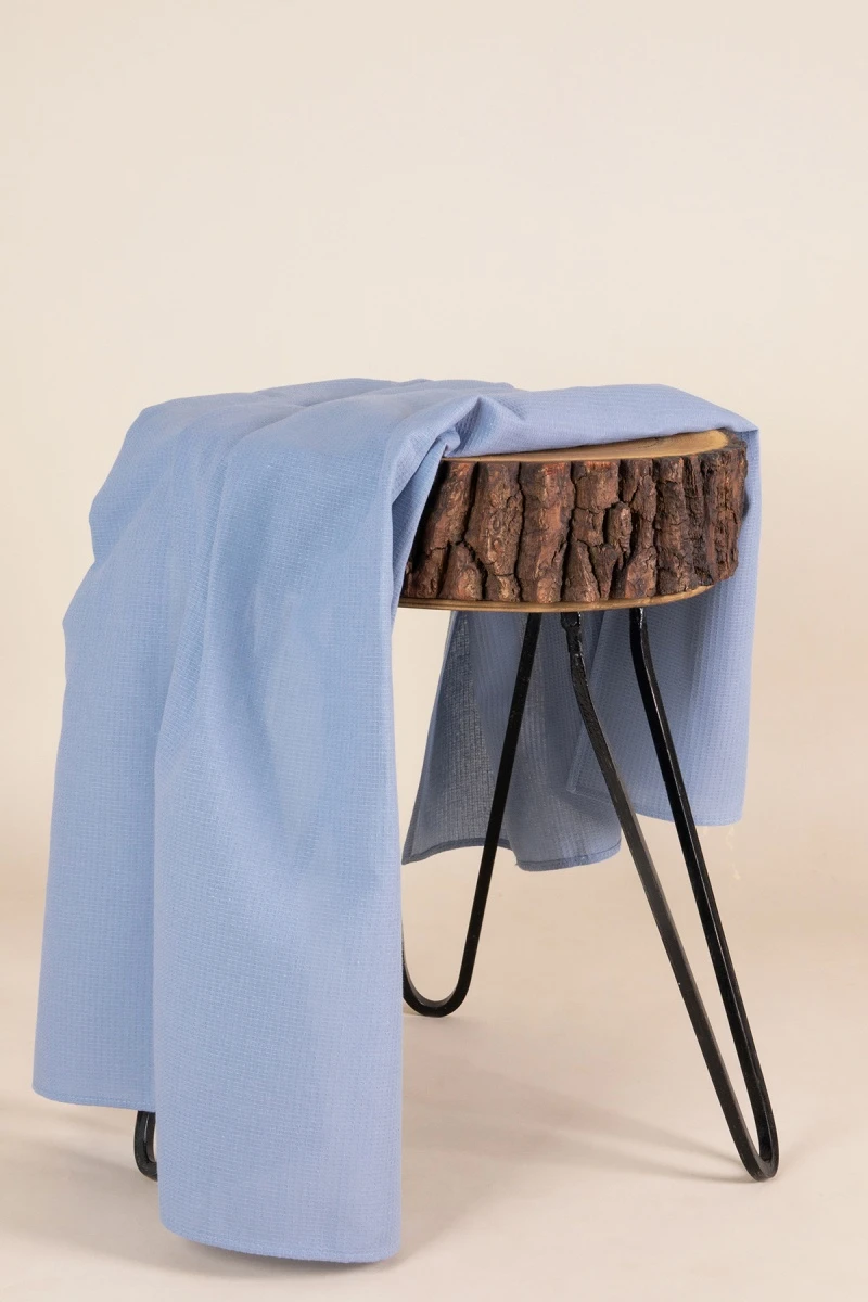 Полотенце пляжное вафельное (ТТ) 325 Сизый - 150/100