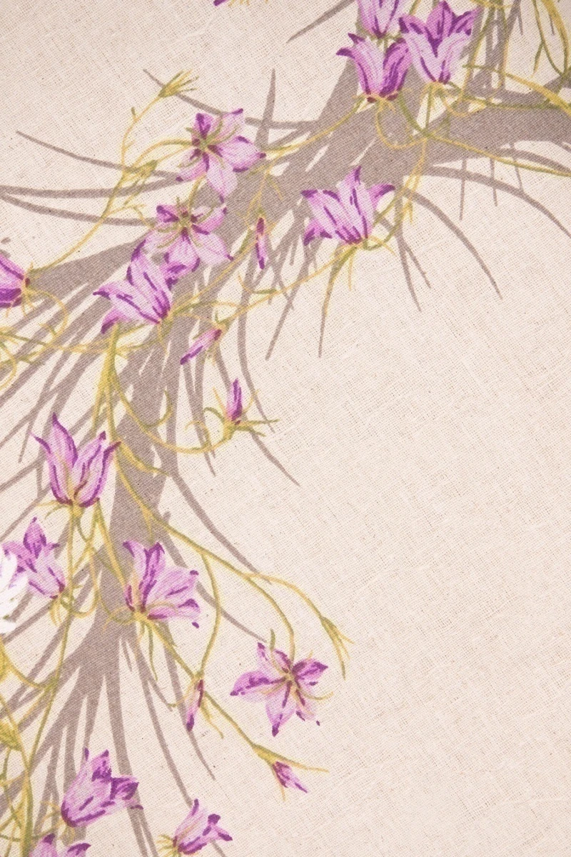 Полотенце полулен (ГП) 278 Колокольчики (сирень) - 45/60