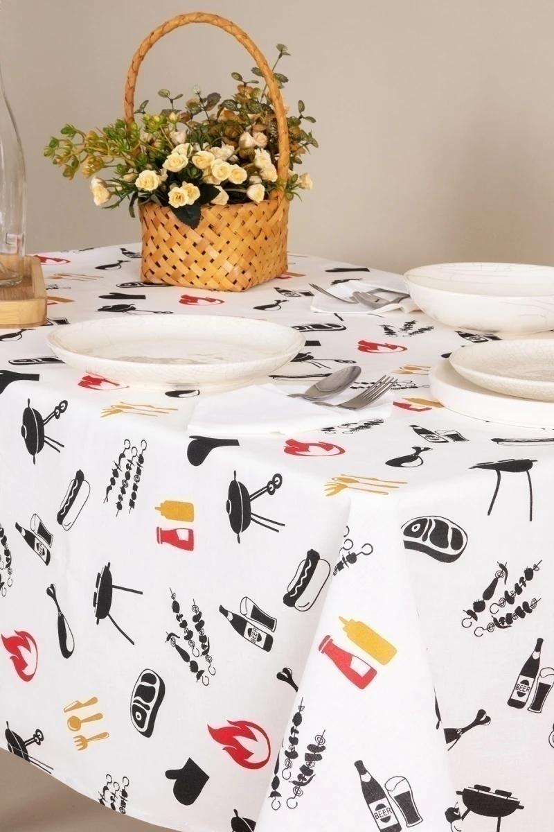 Скатерть полулен "ТЛ" Гриль