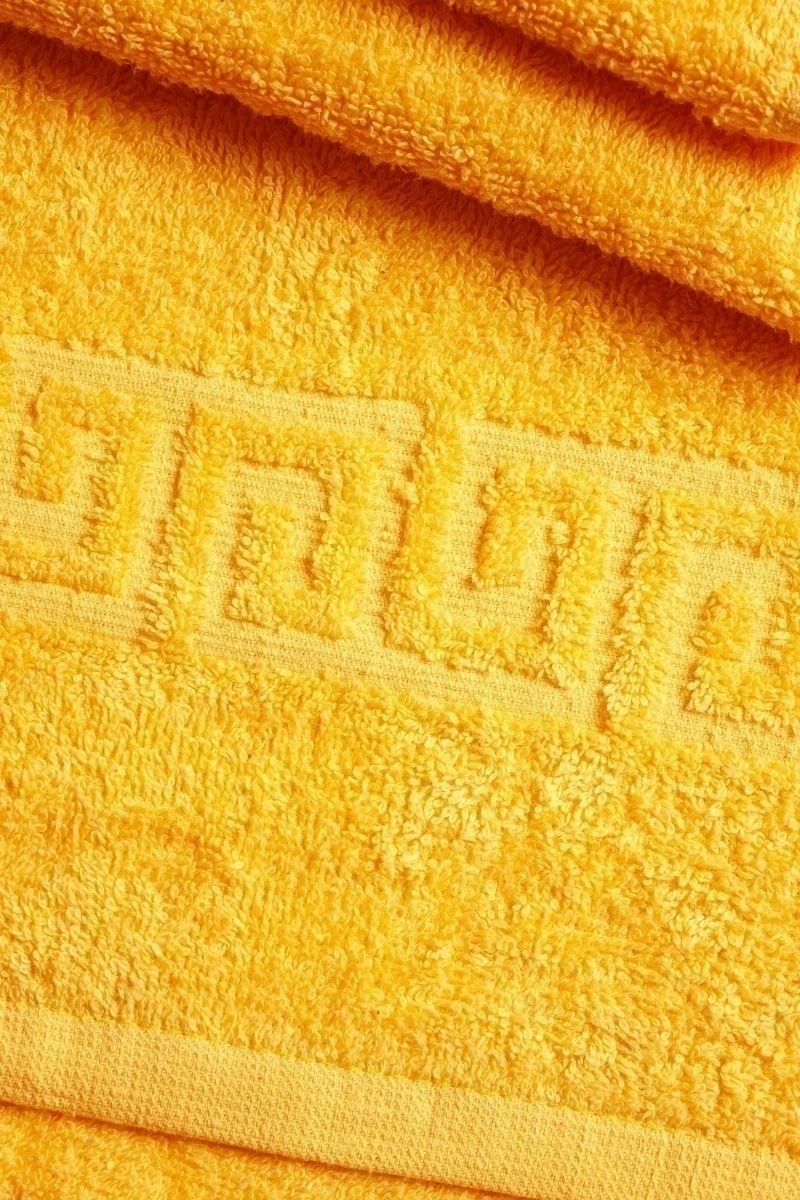 Полотенце махровое Туркменистан 430 гр/м2 - золотистый желтый