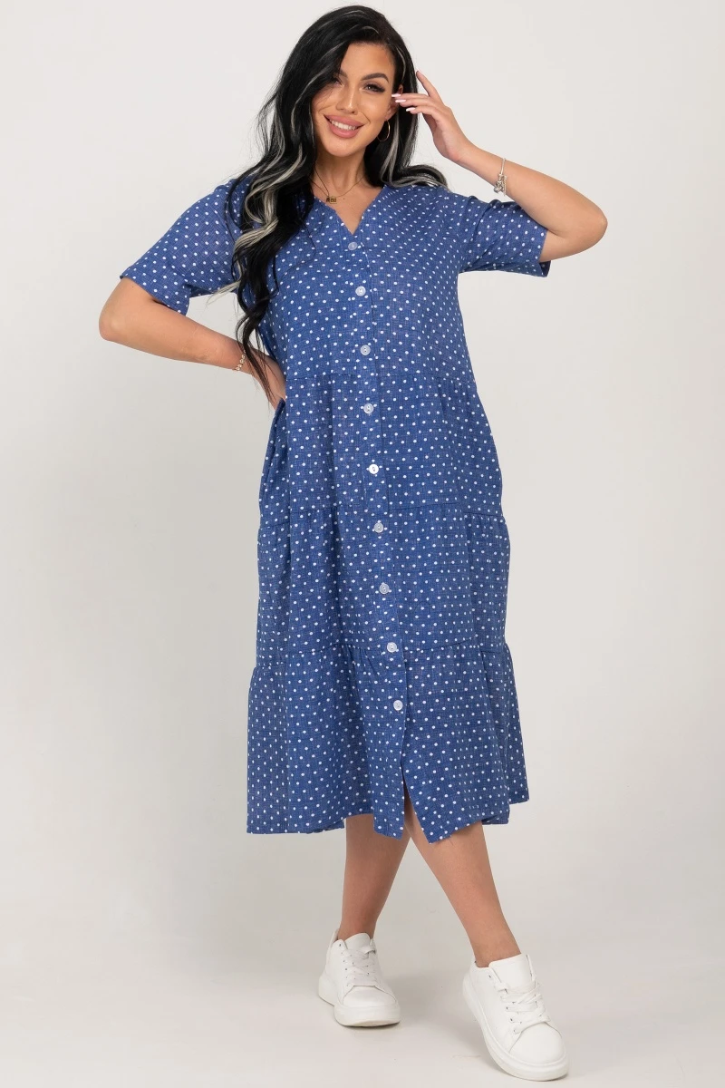 (СК) Платье "Стелла" джинс