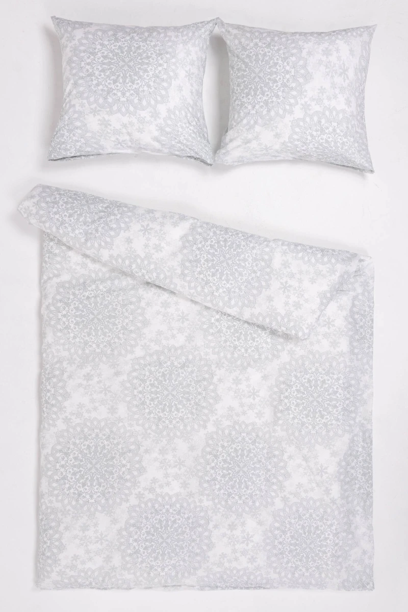 1 + 2 Пододеяльник и 2 наволочки перкаль "Снегопад", 70х70 см (ТД)
