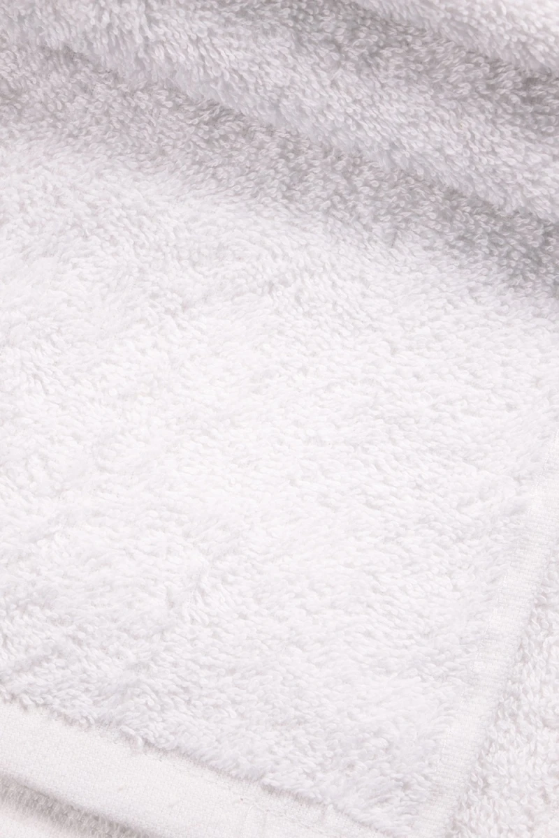 Полотенце махровое Туркменистан 430 гр/м2 - белый (без бордюра)