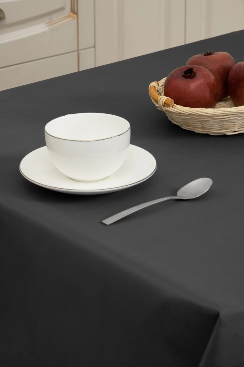 Скатерть водоотталкивающая Оксфорд "Антрацит"_