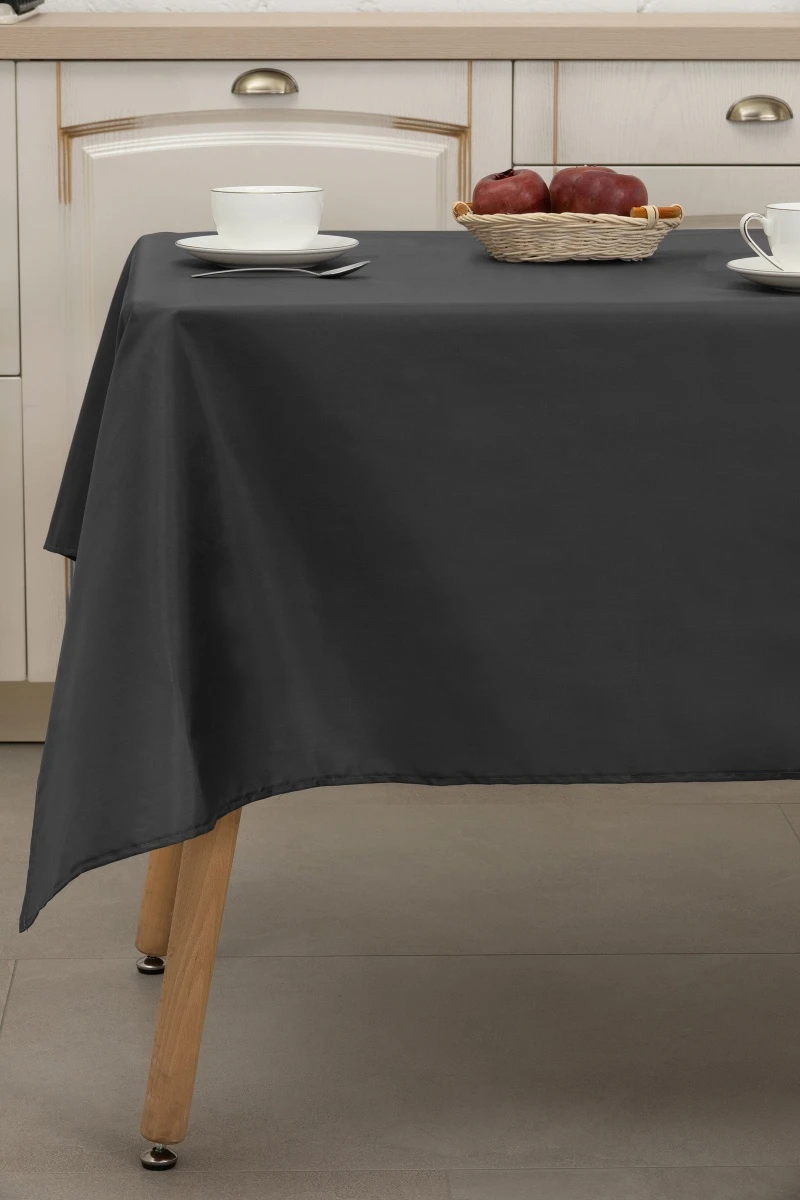 Скатерть водоотталкивающая Оксфорд "Антрацит"_