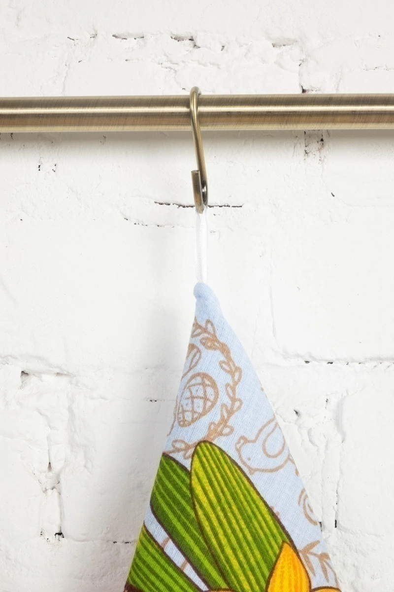 Набор вафельных полотенец (ХБК) 344 Счастливой Пасхи - 3 шт - 45х60 см