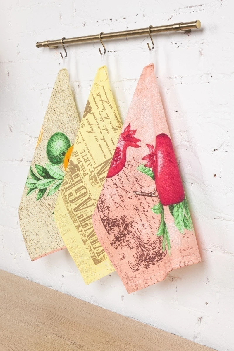 Набор полотенец рогожка 239 Винтажный сад - 3 шт - 45х60 см