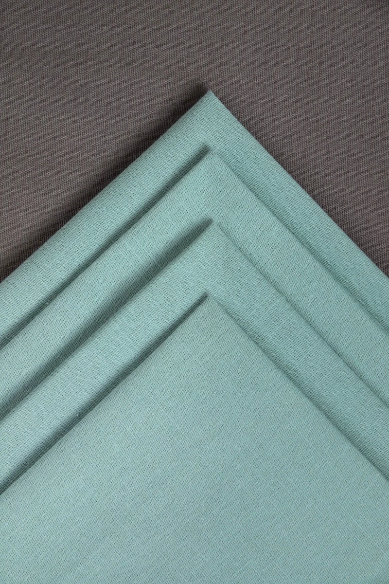 Салфетка хлопковая 001 (ЭТ) "Ментол" (евро-угол) арт. 910