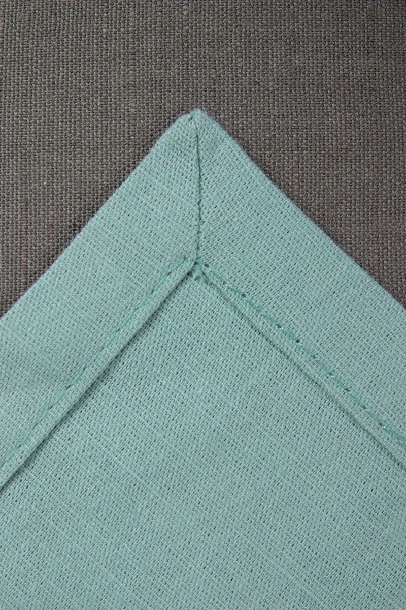 Салфетка хлопковая 001 (ЭТ) "Ментол" (евро-угол) арт. 910