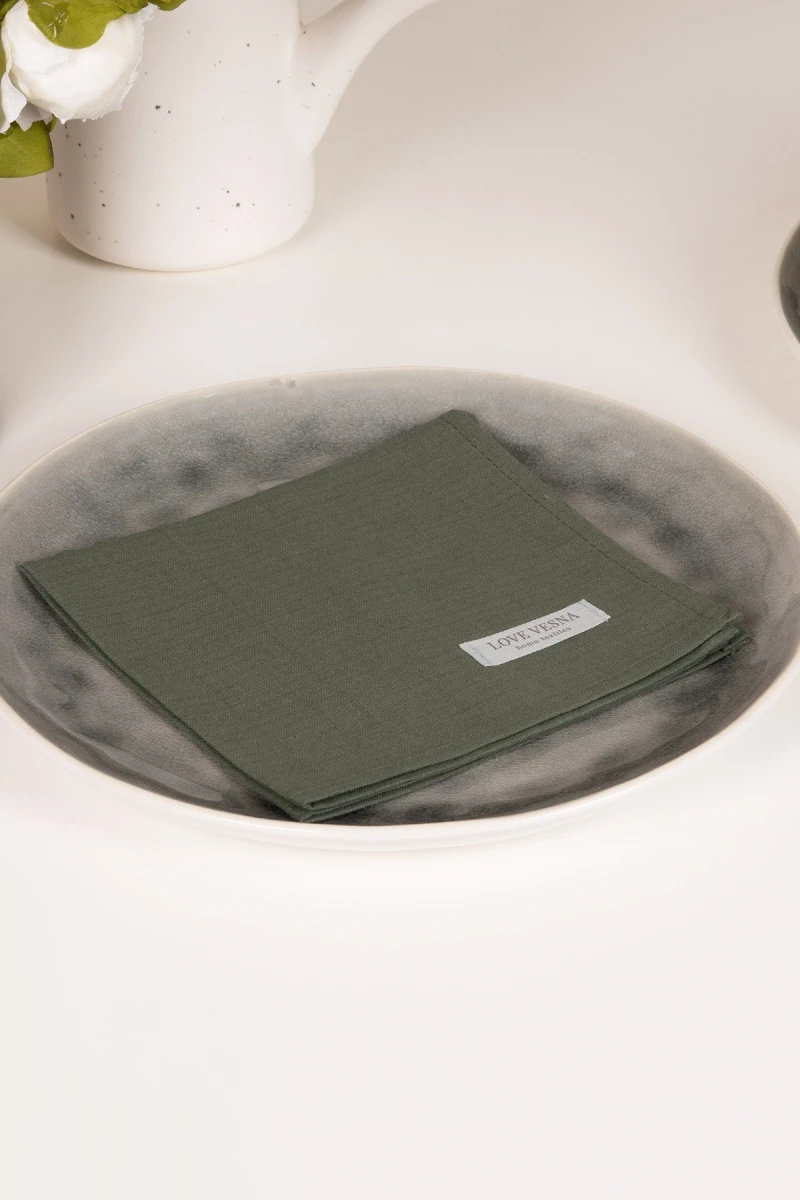 Салфетка полулен (ГОС) 089 Хаки