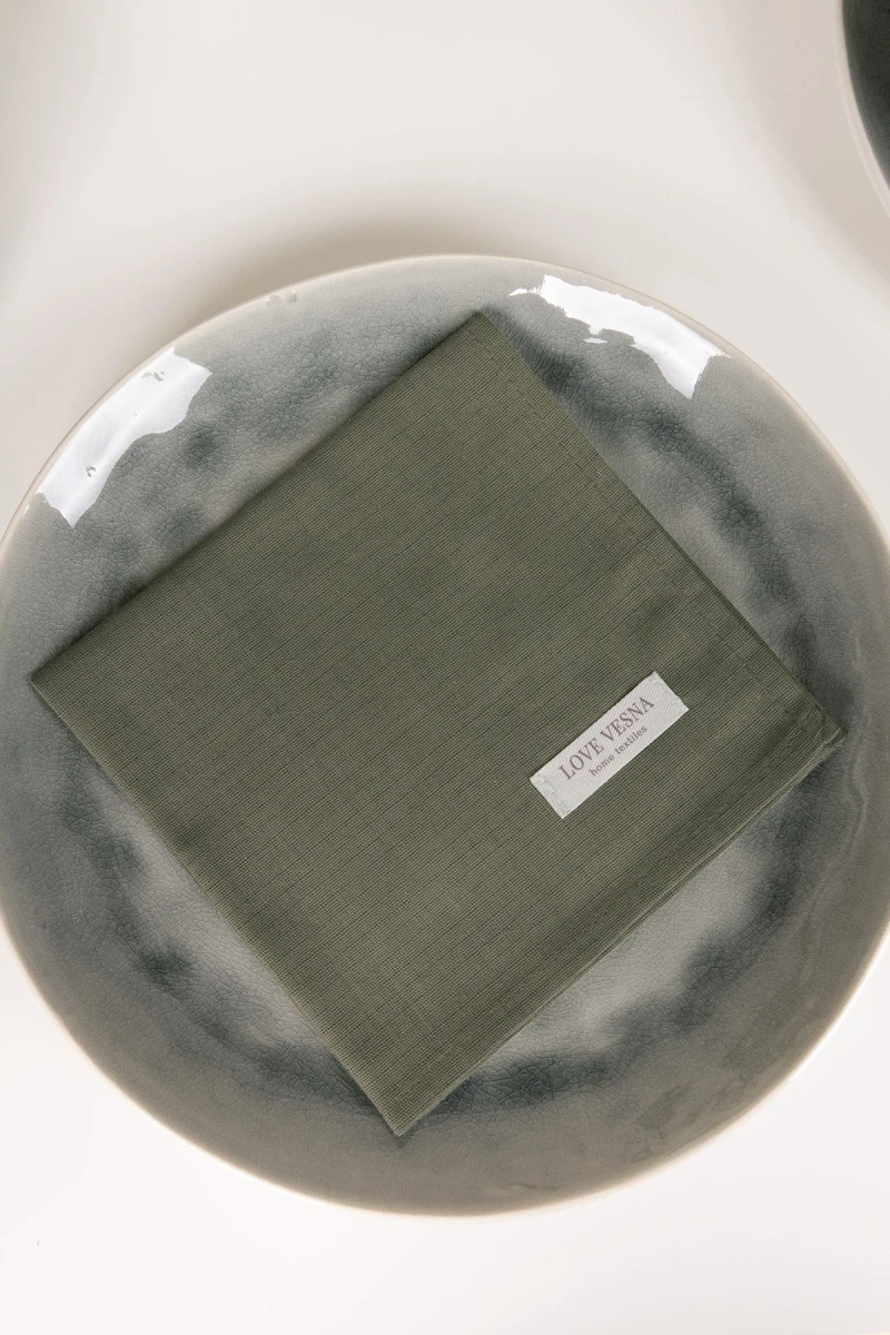 Салфетка полулен (ГОС) 089 Хаки