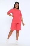 (ВНЛ) Костюм с шортами 52317 (коралловый)