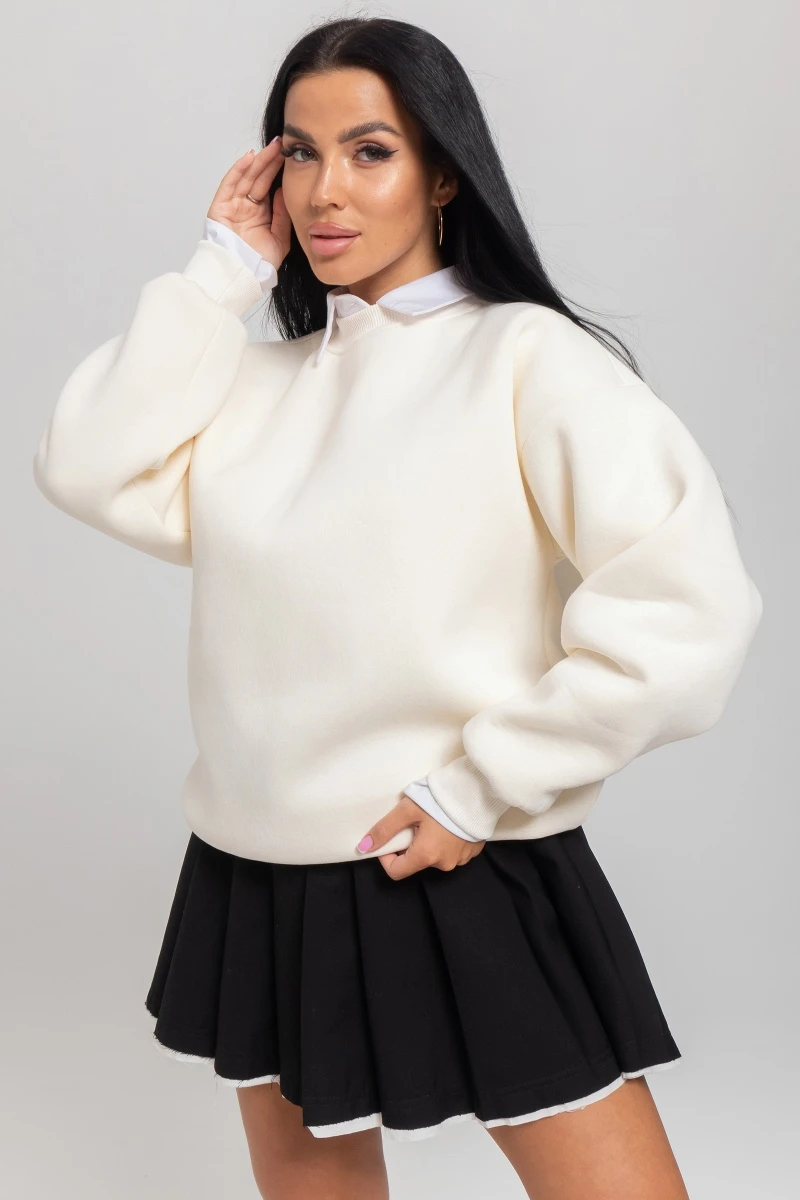 (СК) Свитшот женский "Свит" крем