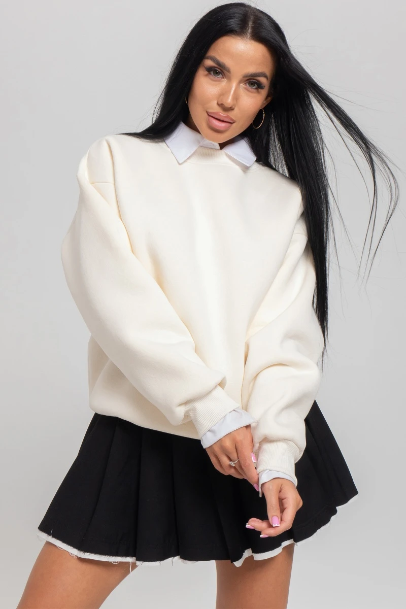 (СК) Свитшот женский "Свит" крем