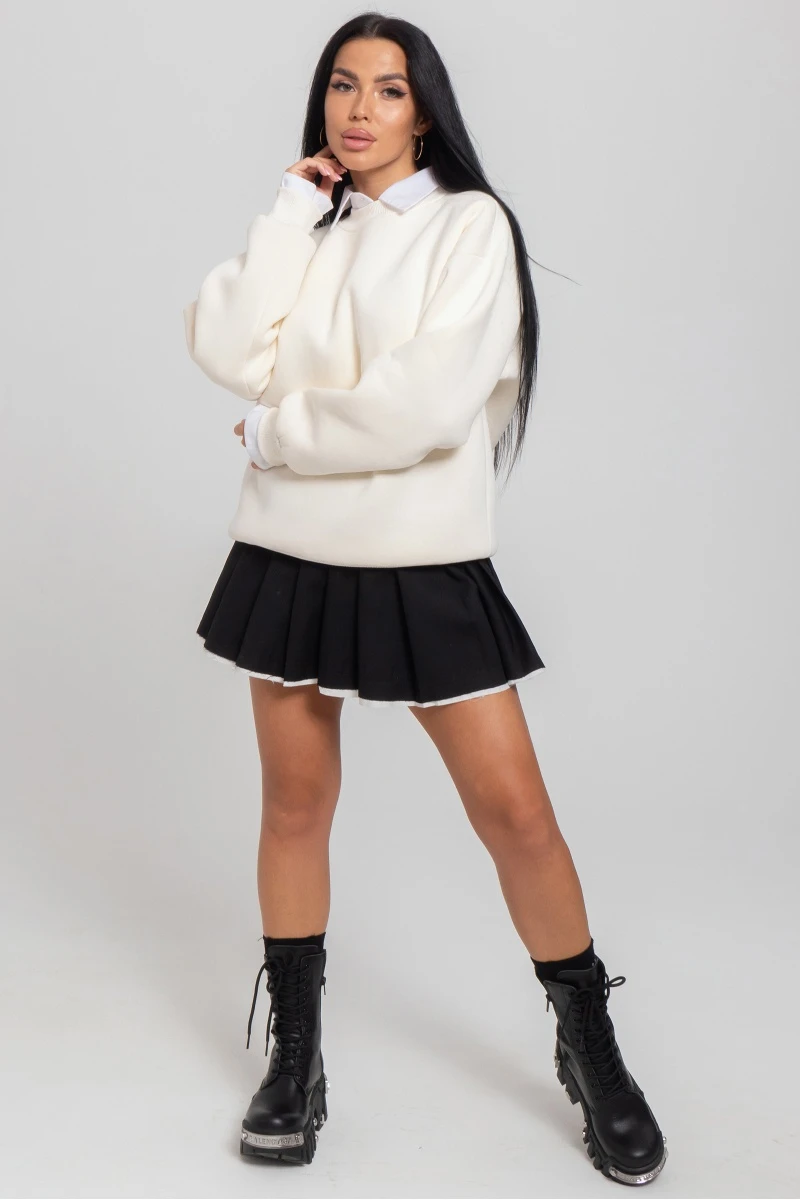 (СК) Свитшот женский "Свит" крем