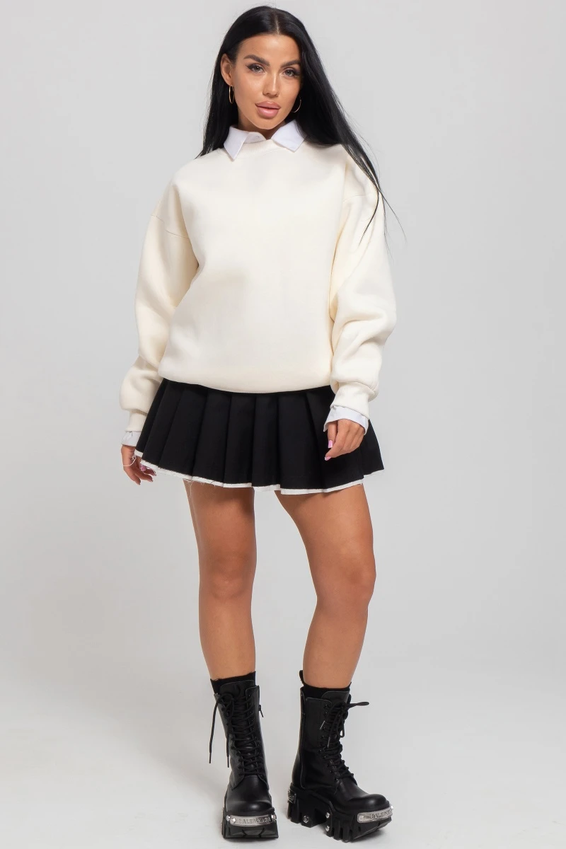 (СК) Свитшот женский "Свит" крем