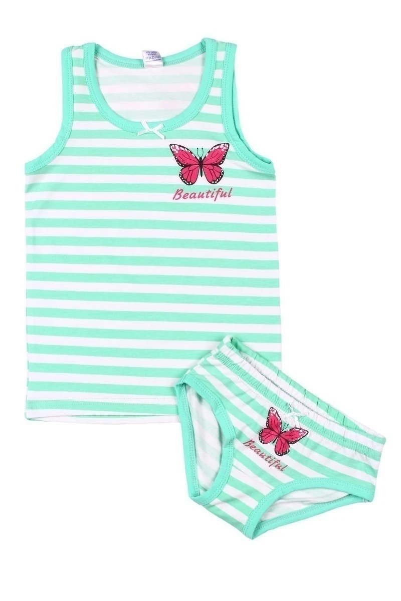 Майка и трусы для девочек BK 1226 KP ментоловый