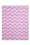 Набор полотенец рогожка (СФ) 319 Зигзаги (розовый) - 3 шт - 45х60 см