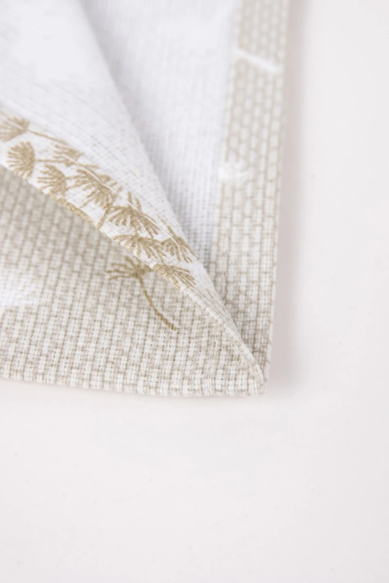 Салфетка из рогожки (ТЛ) 138 Одуванчики на фактуре