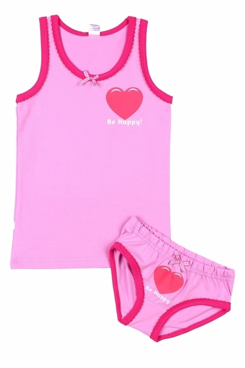 Майка и трусы для девочек BK 1226 KP светло-розовый