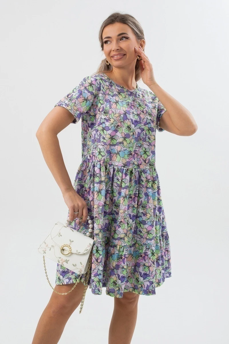 (ВНЛ) Платье П174 (сиреневый)