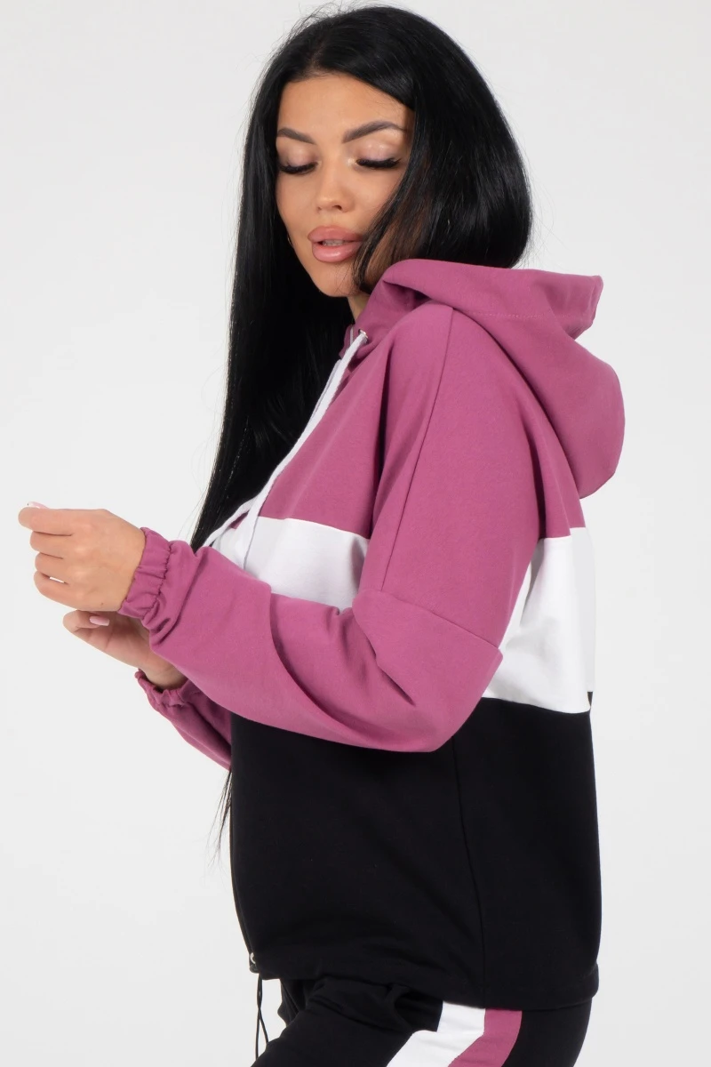 (СК) Толстовка женская "Драйв" розовая орхидея