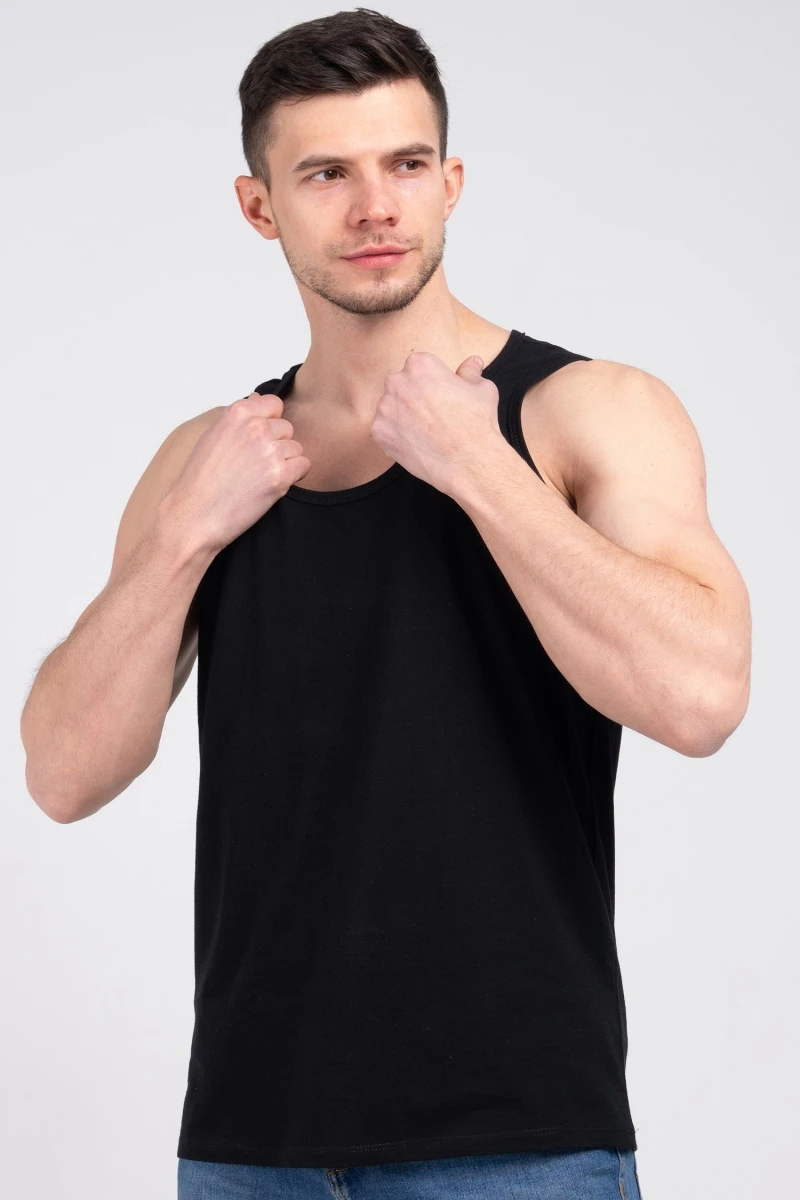 (СК) Майка мужская "Николай" черный